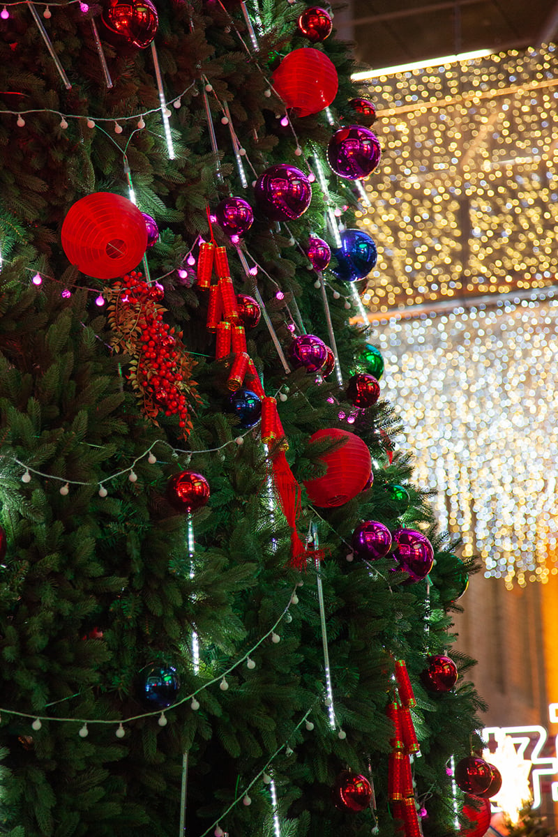 The Christmas decorations, 2024, Shanghai, China